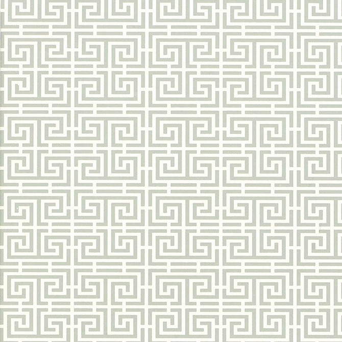 Chinois Fret Mineral 5004161 by Schumacher Wallpaper Essential 6.12" - Fabric Carolina -