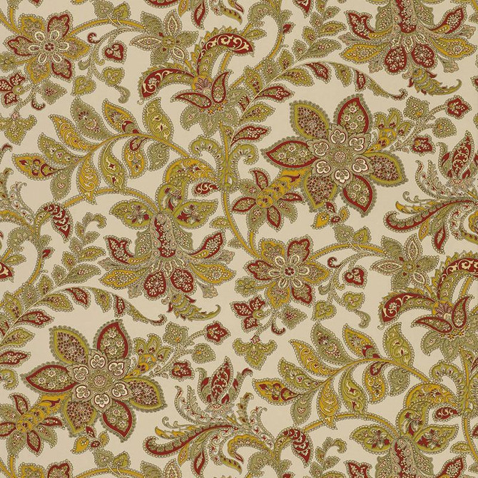 Corsini Paisley Patina 5004071 by Schumacher Wallpaper Perennial Favorites 13.5" - Fabric Carolina -