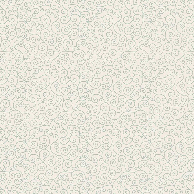 Sangar Scroll Water Blue 5005222 by Schumacher Wallpaper Jaipur - Fabric Carolina -