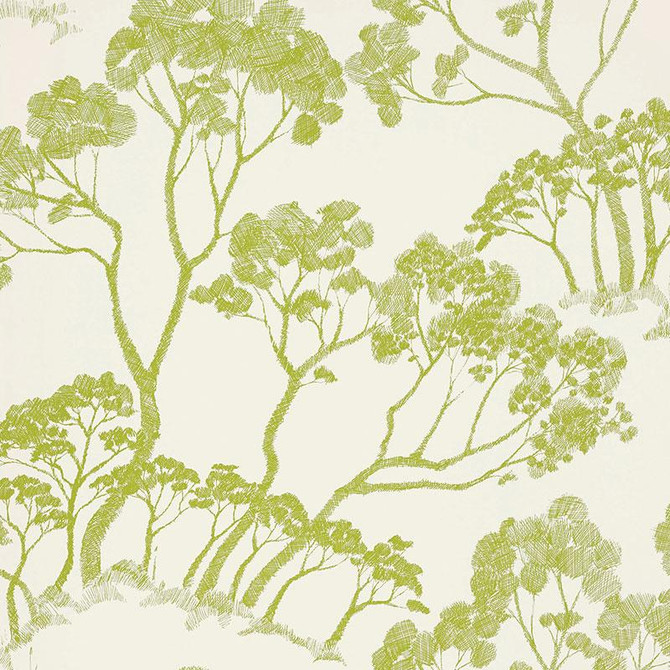 Timber ! Leaf 5007981 by Schumacher Wallpaper Drawn From Nature 27.0" - Fabric Carolina -