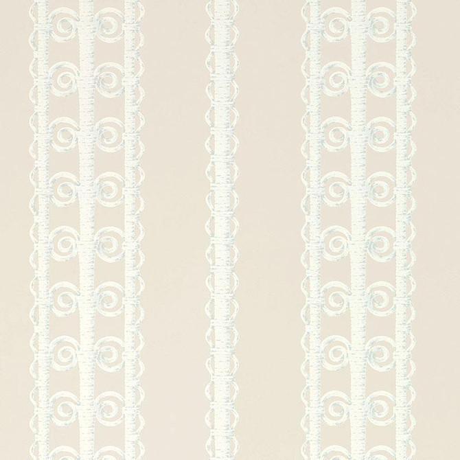 Wicker Stripe Reed 5007720 by Schumacher Wallpaper Celerie Kemble 13.5" - Fabric Carolina -