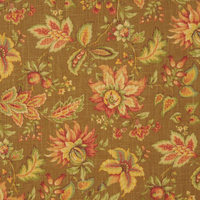 Gouda Pecan by RM CoCo Fabric Say Cheese 55% Linen 45% Rayon See Sample 0 Horizontal: 27 and Vertical: 25.25 54 - Fabric Carolina -