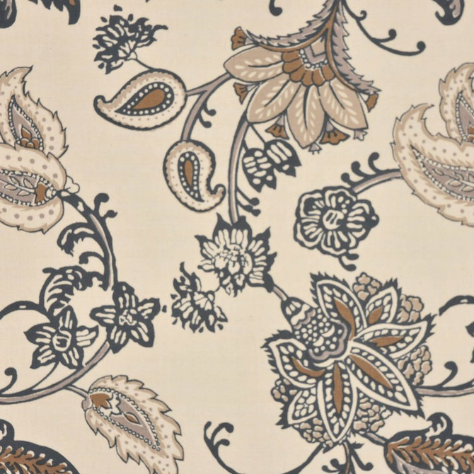 2195Cb Black/Flax by RM CoCo Fabric Nomad 100% Cotton See Sample 0 Horizontal: 13.5 and Vertical: 14.875 54 - Fabric Carolina -