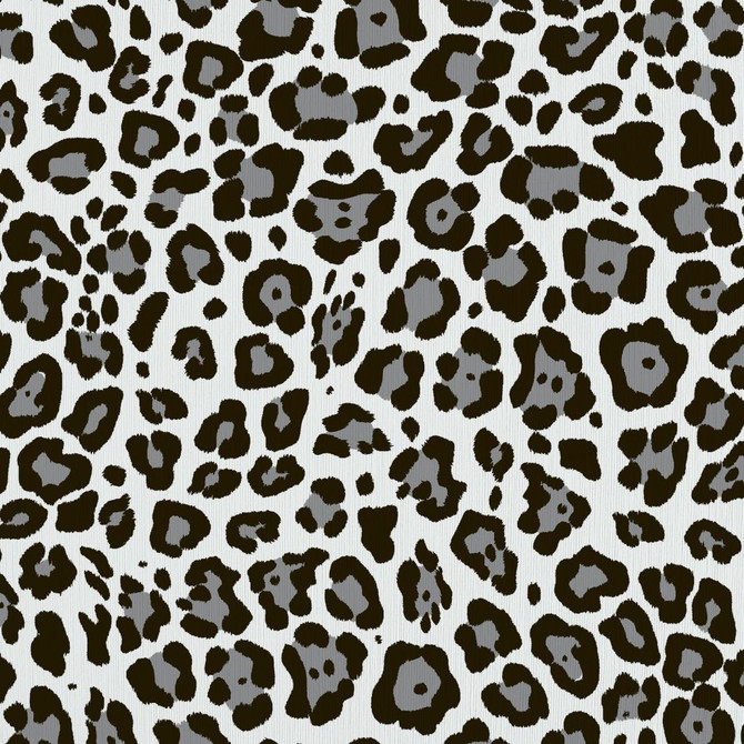 Leopard Dance Graphite by RM CoCo Fabric