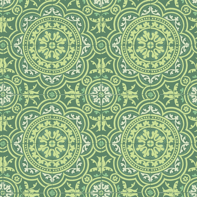 Piccadilly Leaf Green & Mint On Forest by Cole & Son Wallcovering COLE & SON SEVILLE NON WOVEN - 100% United Kingdom Horizontal: 20.8 and Vertical: 20.8 20.8 - Fabric Carolina -