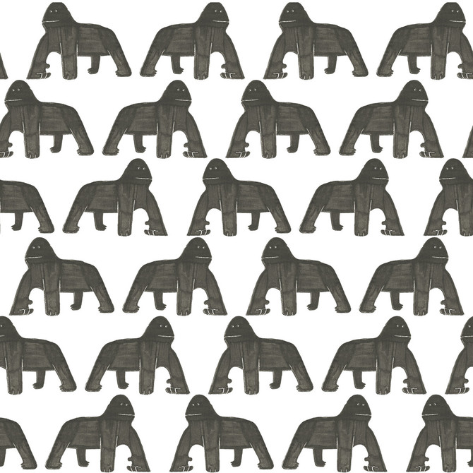 Gorila Wp 1 by Gaston Y Daniela Wallcovering GASTON ALGO DE JAIME PAPER - 100% Spain Horizontal: 10.5 and Vertical: 13.75 20.75 - Fabric Carolina -
