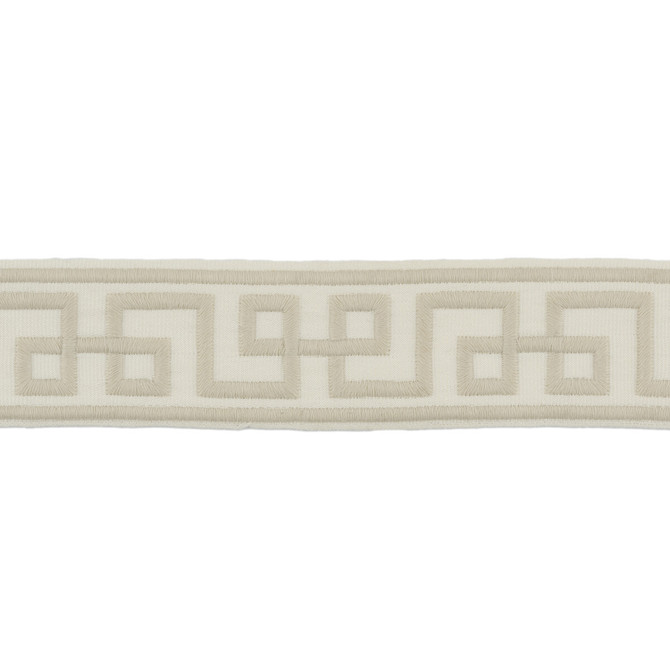 Siene Tape Beige by Lee Jofa Trim SUZANNE KASLER COLLECTION II POLYESTER - 100% India Horizontal: 1.77 and Vertical: 5.12 1.75 - Fabric Carolina -