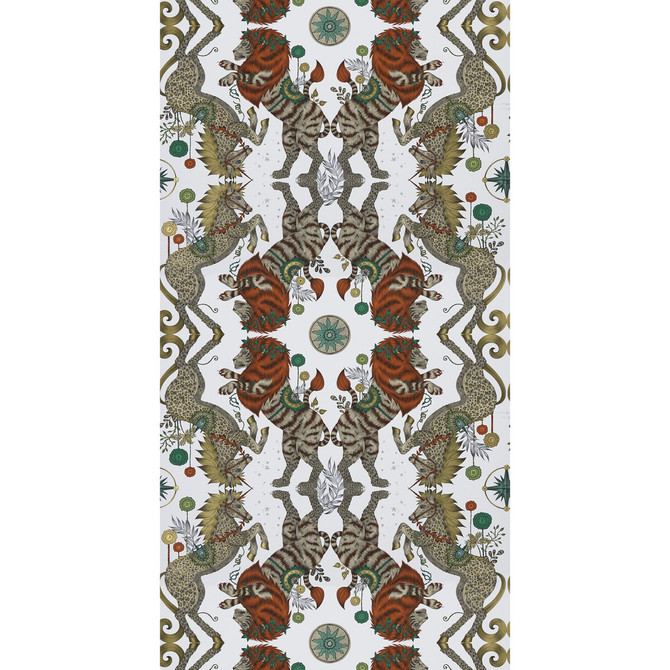 Caspian Wp Gold by Clarke And Clarke Wallcovering WILDERIE BY EMMA J SHIPLEY FOR C&C NON WOVEN - 100% United Kingdom Horizontal: 0 and Vertical: 18 21 - Fabric Carolina -