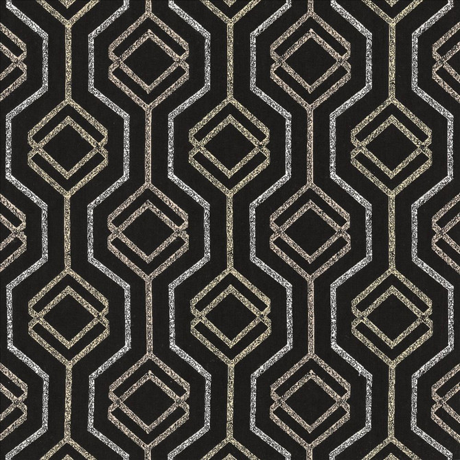 Babonneau Black by Kasmir Fabric 1470 54% Polyester
42% Cotton
4% Linen
 INDIA 27,000 Wyzenbeek Double Rubs </p><p>Repeat: Horizontal: 6 3/8 inches and Vertical: 6 2/8 inches 54 - Fabric Carolina -