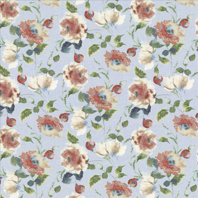 Highgrove Floral Aqua by Kasmir Fabric 1467 100% Cotton
 SOUTH KOREA 20,000 Wyzenbeek Double Rubs </p><p>Repeat: Horizontal: 27 4/8 inches and Vertical: 26 4/8 inches 54 - Fabric Carolina -