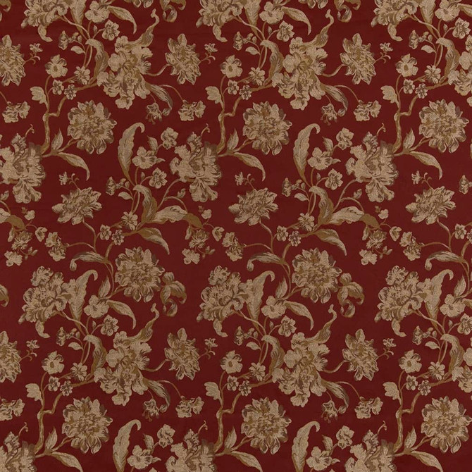 D1840 Currant Cecile by Charlotte Fabric Vintage Elegance 100% Woven Polyester Asia Exceeds 120,000 Wyzenbeek Rubs (Heavy Duty) </p><p>Repeat: Horizontal: 14.5" x Vertical: 24.5" 54 Inches - Fabric Carolina -