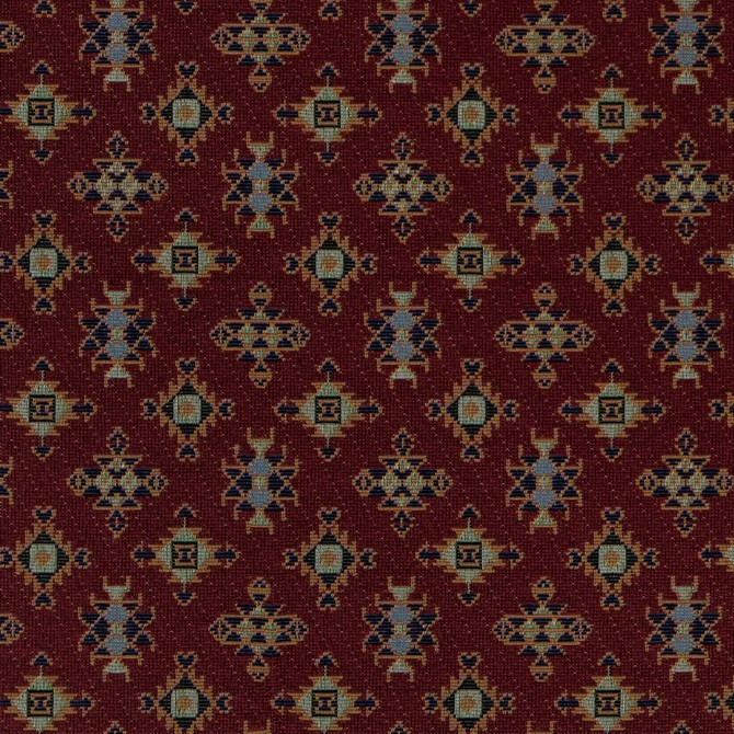 D2012 Claret by Charlotte Fabric Southwest 62% Cotton, 38% Polyester Made In USA Exceeds 100,000 Wyzenbeek Rubs (Heavy Duty) </p><p>Repeat: Horizontal: 6" x Vertical: 7" 54 Inches - Fabric Carolina -