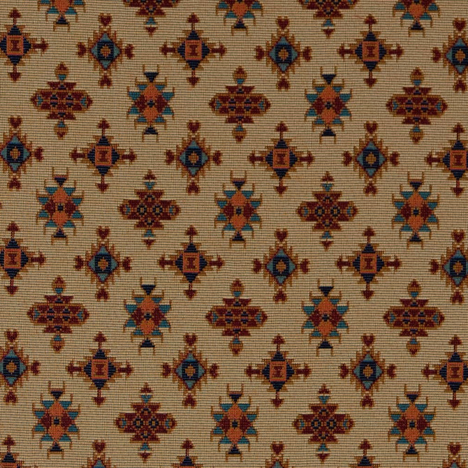 D2013 Parchment by Charlotte Fabric Southwest 62% Cotton, 38% Polyester Made In USA Exceeds 100,000 Wyzenbeek Rubs (Heavy Duty) </p><p>Repeat: Horizontal: 6" x Vertical: 7" 54 Inches - Fabric Carolina -