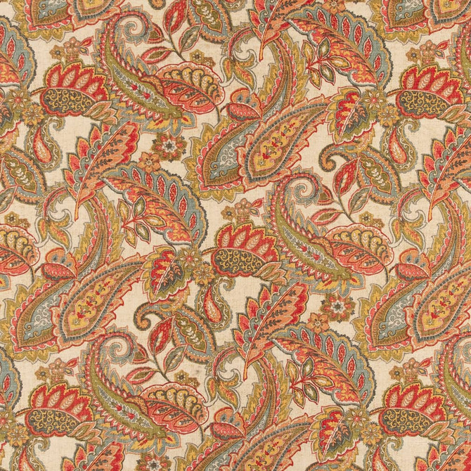 CB800-278 by Charlotte Fabric Purple, Orange & Gold 55% Linen, 45% Viscose Korea Exceeds 30,000 Wyzenbeek Rubs (Heavy Duty) </p><p>Repeat: Horizontal 27" x Vertical 25.25" 54 Inches - Fabric Carolina -