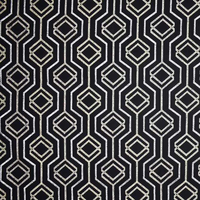 S1899 Black/Tan by Greenhouse Fabric 54% Polyester, 42% Cotton, 4% Linen India 27,000 </p><p>Repeat: 6.4" H, 6.39" V 55" - Fabric Carolina -
