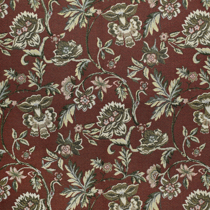 F3484 Garnet by Greenhouse Fabric 70% Polyester, 30% Cotton Mexico 50,000 </p><p>Repeat: 19.6" H, 21.2" V 54" - Fabric Carolina -