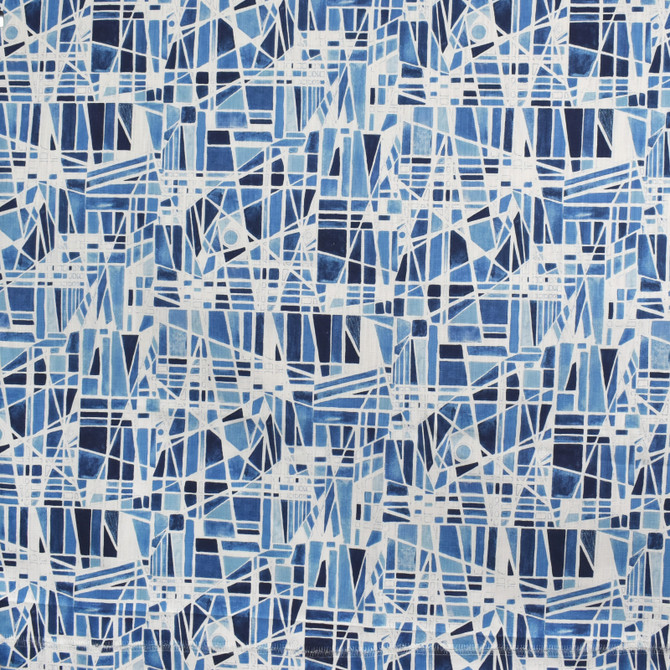 S3403 Blue by Greenhouse Fabric 85% Cotton, 15% Linen Pakistan 24,000 double rubs </p><p>Repeat: 13.5" H, 24" V 54" - Fabric Carolina -