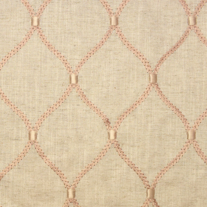 S2676 Blush by Greenhouse Fabric S34: Statement Embroideries 70% Rayon, 30% Linen W/ 100% Rayon Embroidery India 9,000 double rubs </p><p>Repeat: 4.25" H, 6.25" V 52" - Fabric Carolina -