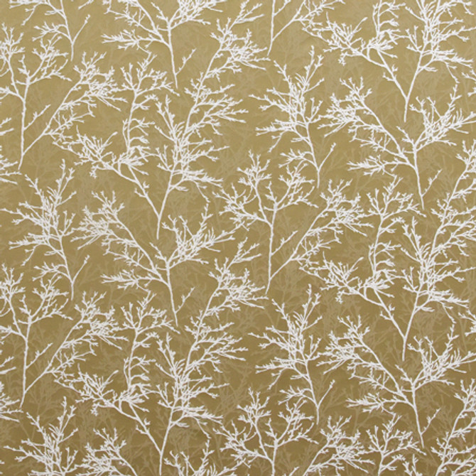 Bare Trees Saffron by Carole Fabric Marble & Brass 68% Polyester, 32% Viscose Turkey 20,000 Martindale Circular Rubs 13 3/4" V, 27 1/2" H 59"  - Fabric Carolina -