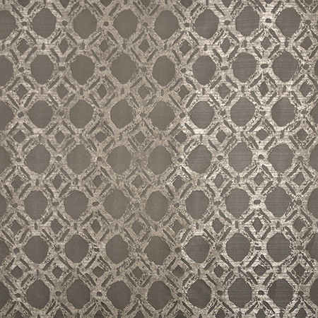 Never Lost Taupe by Carole Fabric Marble & Brass 100% Polyester China  11 3/4" V, 14 5/8" H 56"  - Fabric Carolina -