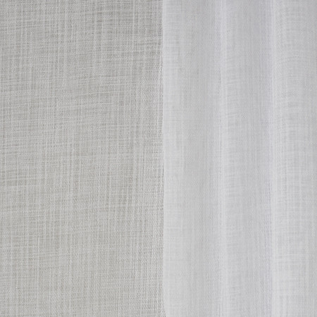 Calm Breeze White by Carole Fabric Sheer Philosophy 100% Polyester France N/A None 138"  - Fabric Carolina -