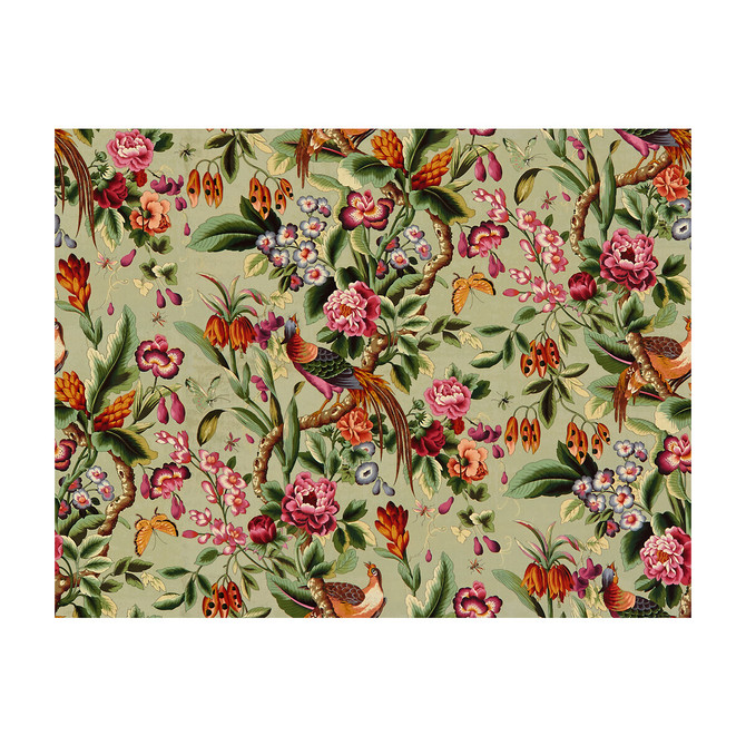 Pheasans Sable by Brunschwig & Fils Fabric Brunschwig & Fils Fabric Pheasans SableFabric LES TROPIQUES LINEN - 100% United Kingdom </p><p>Repeat: H: 59, V: 45.25 59 - Fabric Carolina -