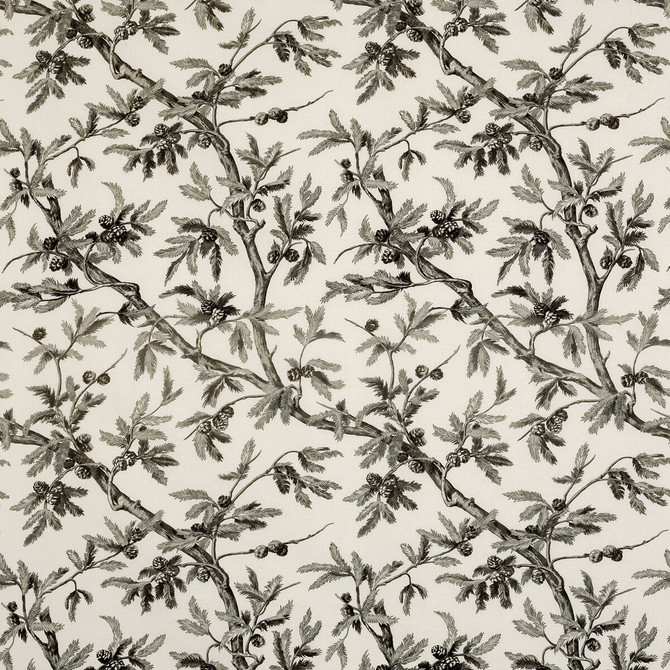Branches De Pin Beigegrey by Brunschwig & Fils Fabric Brunschwig & Fils Fabric Branches De Pin BeigegreyFabric MADELEINE CASTAING COTTON - 100% France </p><p>Repeat: H: 27.56, V: 35.43 55.11 - Fabric Carolina -