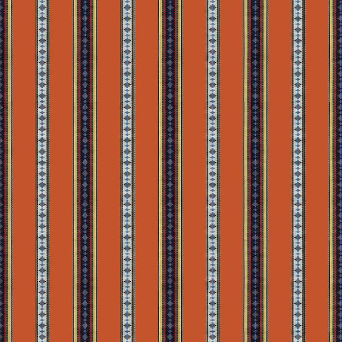 Rayure Broderie Orange by Brunschwig & Fils Fabric Brunschwig & Fils Fabric Rayure Broderie OrangeFabric MADELEINE CASTAING COTTON - 100% France </p><p>Repeat: H: 13.78, V: 1.77 51.18 - Fabric Carolina -