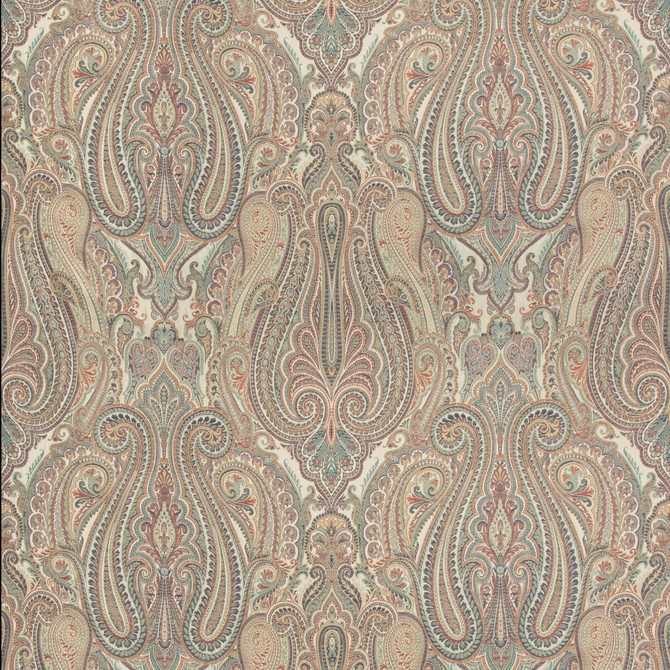 Aoria Paisley Red/Indigo by Brunschwig & Fils Fabric Brunschwig & Fils Fabric Aoria Paisley Red/IndigoFabric BARET POLYESTER - 65%;VISCOSE - 35% India </p><p>Repeat: H: 27.5, V: 36 53.93 - Fabric Carolina -