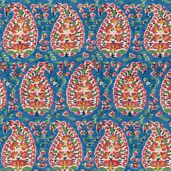 Rougier Print Blue/Red by Brunschwig & Fils Fabric Brunschwig & Fils Fabric Rougier Print Blue/RedFabric EN VACANCES II POLYESTER - 100% United Kingdom </p><p>Repeat: H: 7.72, V: 9.31 54 - Fabric Carolina -