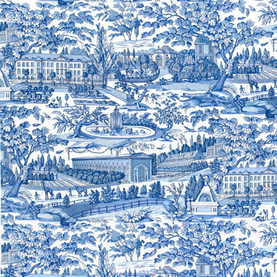 Zarafa Cotton Print Blue by Brunschwig & Fils Fabric Brunschwig & Fils Fabric Zarafa Cotton Print BlueFabric CHARLOTTE MOSS COTTON - 100% France </p><p>Repeat: H: 57.25, V: 30.5 58 - Fabric Carolina -