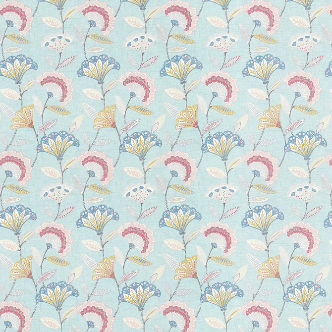 Bohemia Mineral/Blush by Clarke And Clarke Fabric Clarke And Clarke Fabric Bohemia Mineral/BlushFabric CLARKE & CLARKE BOHEMIA COTTON - 100% Turkey </p><p>Repeat: H: 13.5, V: 25.2 54 - Fabric Carolina -