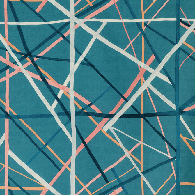 Simpatico Print Teal by Lee Jofa Modern Fabric Lee Jofa Modern Fabric Simpatico Print TealFabric KELLY WEARSTLER VI LINEN - 100% Italy </p><p>Repeat: H: 27.56, V: 41.34 55.12 - Fabric Carolina -