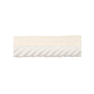 Coeur Cable-L Ecru by Brunschwig & Fils Trim Brunschwig & Fils Trim Coeur Cable-L EcruTrim LE COEUR PASSEMENTERIE COTTON - 60%;VISCOSE - 40% France </p><p>Repeat: H: , V: 1 - Fabric Carolina -