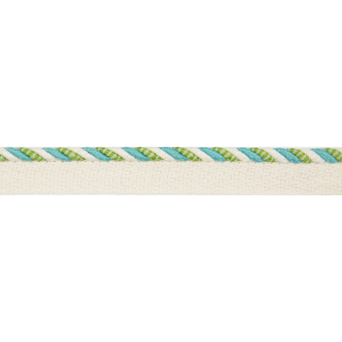 Carimar Cord Lagoon by Brunschwig & Fils Trim Brunschwig & Fils Trim Carimar Cord LagoonTrim EN VACANCES POLYOLEFIN - 99%;NYLON - 1% United Kingdom </p><p>Repeat: H: 0, V: 0.75 0.16 - Fabric Carolina -