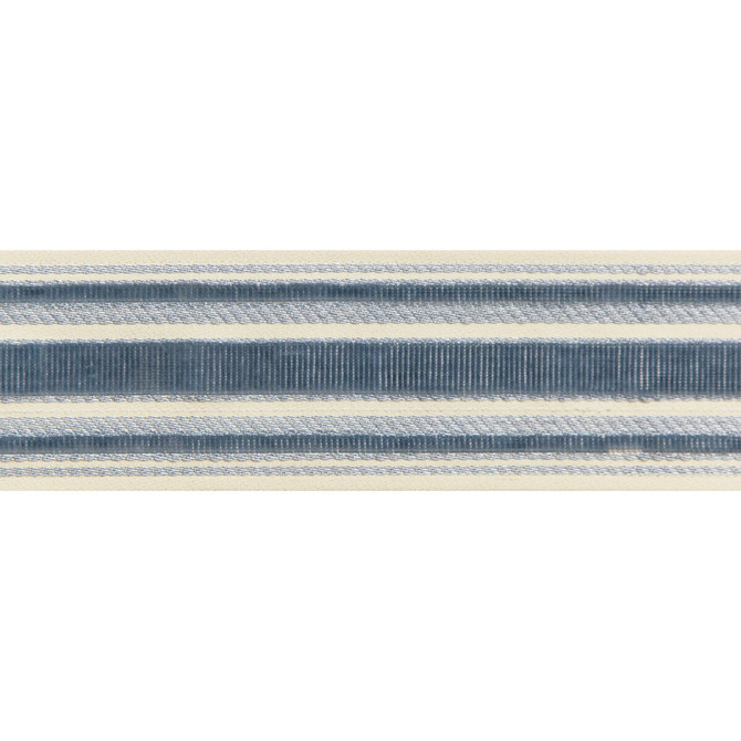 Canton Tape Blue by Brunschwig & Fils Trim Brunschwig & Fils Trim Canton Tape BlueTrim TREILLIS PASSEMENTERIE COTTON - 56%;VISCOSE - 44% India </p><p>Repeat: H: 2.4, V: 0 2.4 - Fabric Carolina -