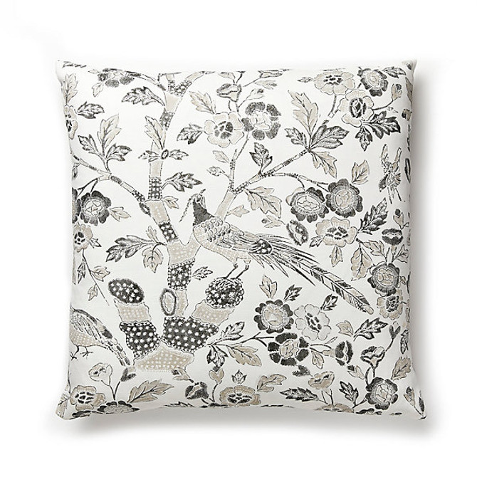 Anissa Print Truffle by Scalamandre
 Pillow Scalamandre
 Pillow Anissa Print TrufflePillow 90% COTTON 10% LINEN USA </p><p>Repeat: H: 41.5", V: 55.5" 55.5" - Fabric Carolina -
