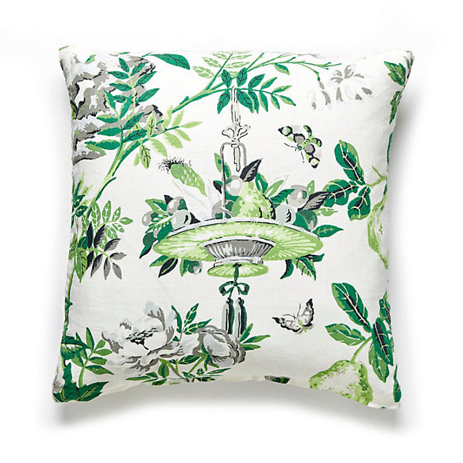 Shantung Gardedn Pillow/Verdance by Scalamandre Pillow Scalamandre Pillow Shantung Gardedn Pillow/VerdancePillow 100% LINEN USA </p><p>Repeat: H: , V: - Fabric Carolina -