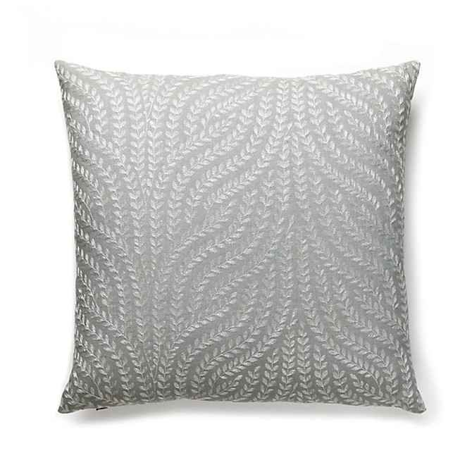 Willow Vine Embroidery Pillow/French Grey by Scalamandre Pillow Scalamandre Pillow Willow Vine Embroidery Pillow/French GreyPillow 80% LINEN 20% VISCOSE USA </p><p>Repeat: H: 15.75", V: 8" 52" - Fabric Carolina -