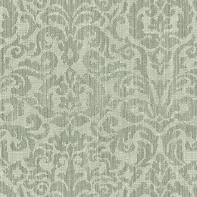 Percy # 936 Sea Green by Maxwell Fabric Regency 100% POLYESTER INDIA V - 15" H - 13.7" 54.7" - Fabric Carolina -