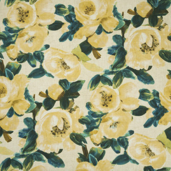 Roseland Lemon by Mitchell Fabric #2203 95% Polyester,5% Linen Imported </p><p>Repeat: Horizontal: 27 and Vertical: 26 54 - Fabric Carolina -