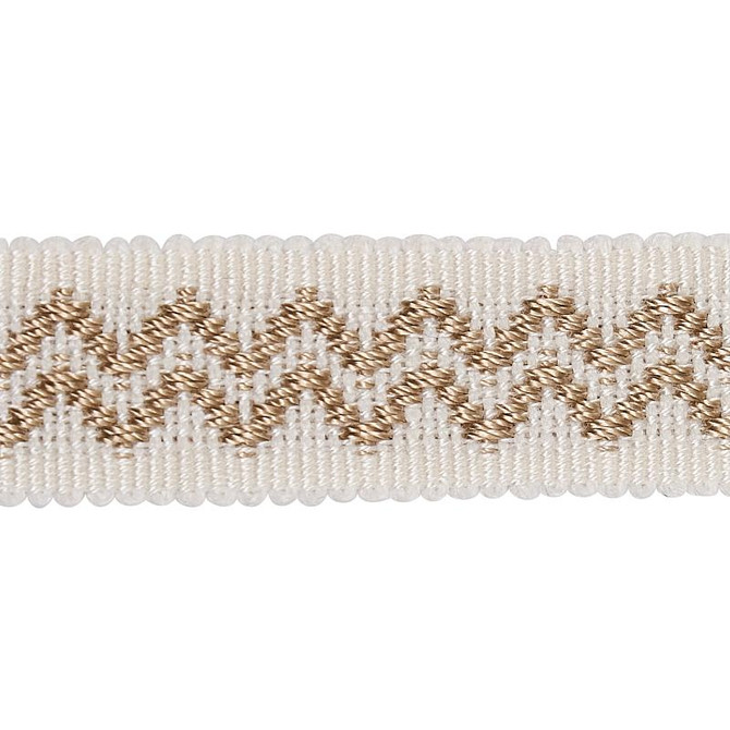 Ebba Tape Ivory 80293 by Schumacher Trim New Traditional Iii - Fabric Carolina -