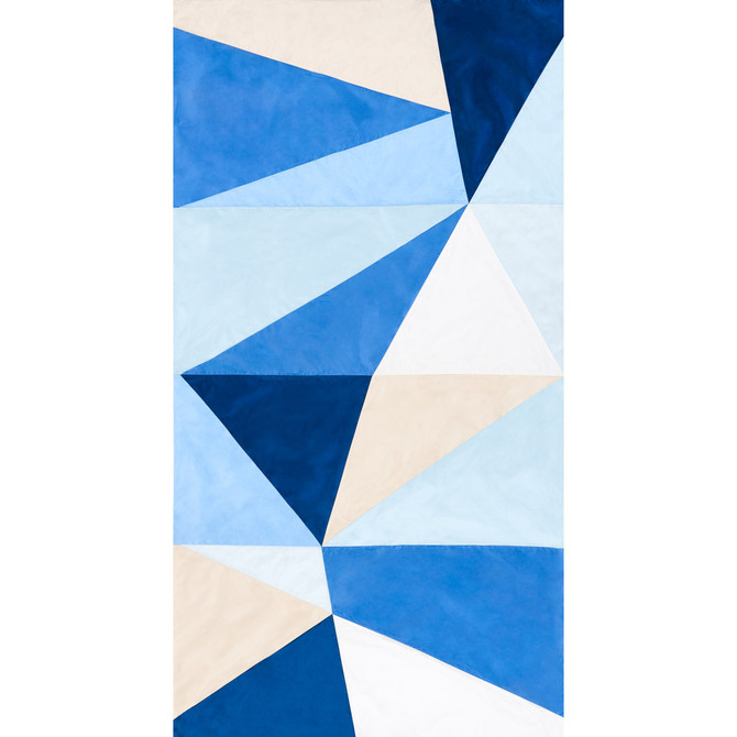 Cubist Silk Panel Blue 69454 by Schumacher Fabric Schumacher Fabric Cubist Silk Panel Blue 69454Fabric SILK 53% INDIA </p><p>Repeat: H: HORZ. 54" (137CM), V: VERT. 96" (244CM) 54" (137CM) - Fabric Carolina -