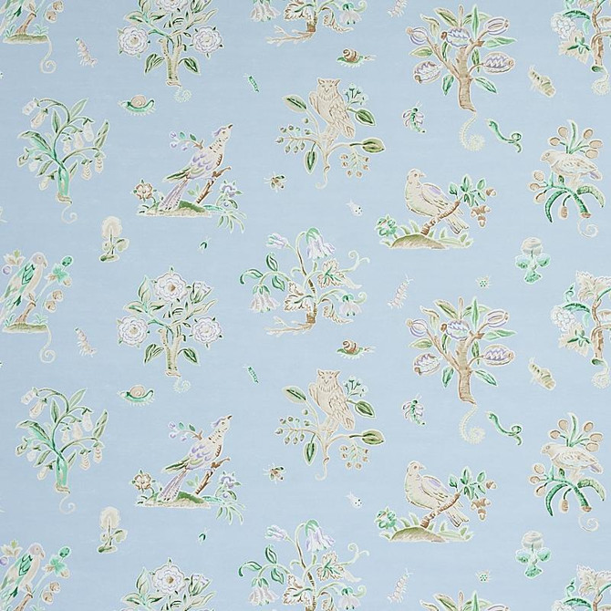 Magical Menagerie Sky 5012210 by Schumacher Wallpaper Flight Of Fancy 54.0" - Fabric Carolina -