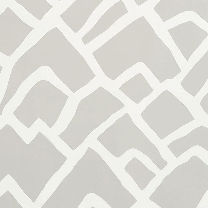 Zimba Fog 5003304 by Schumacher Wallpaper Drawn From Nature 27.0" - Fabric Carolina -