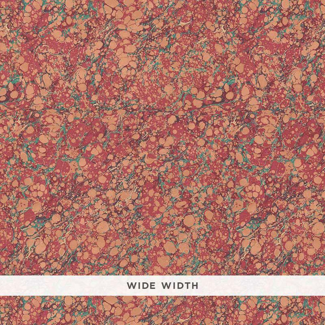 Florence Carnelian 5006902 by Schumacher Wallpaper Fabulous Faux 18.0" - Fabric Carolina -