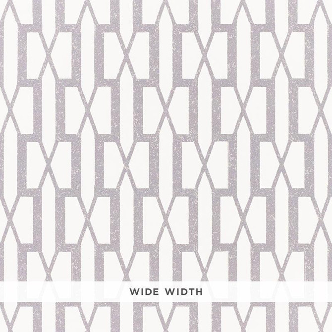 Belvedere Grey 5007999 by Schumacher Wallpaper Veere Grenney 3.0" - Fabric Carolina -