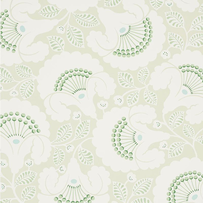 Jackie Leaf 5010370 by Schumacher Wallpaper Wallflowers 27.0" - Fabric Carolina -