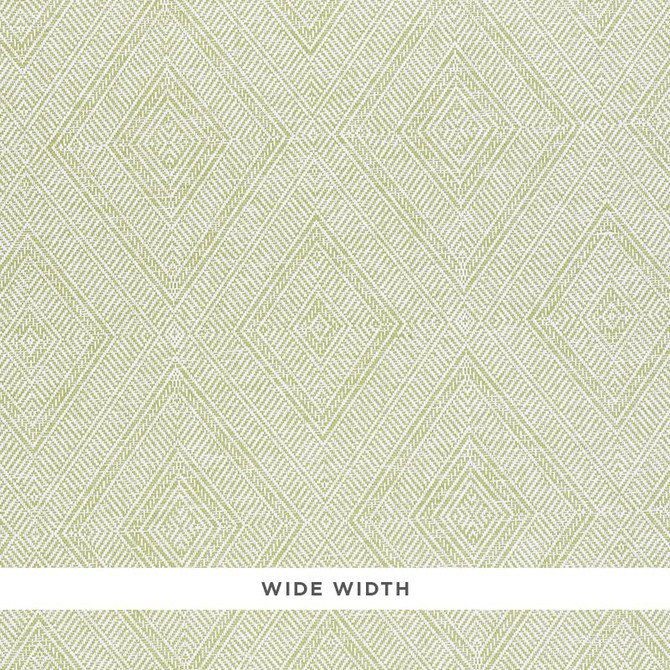 Tortola Paperweave Green 5011251 by Schumacher Wallpaper Woven Wallcoverings 14.5" - Fabric Carolina -