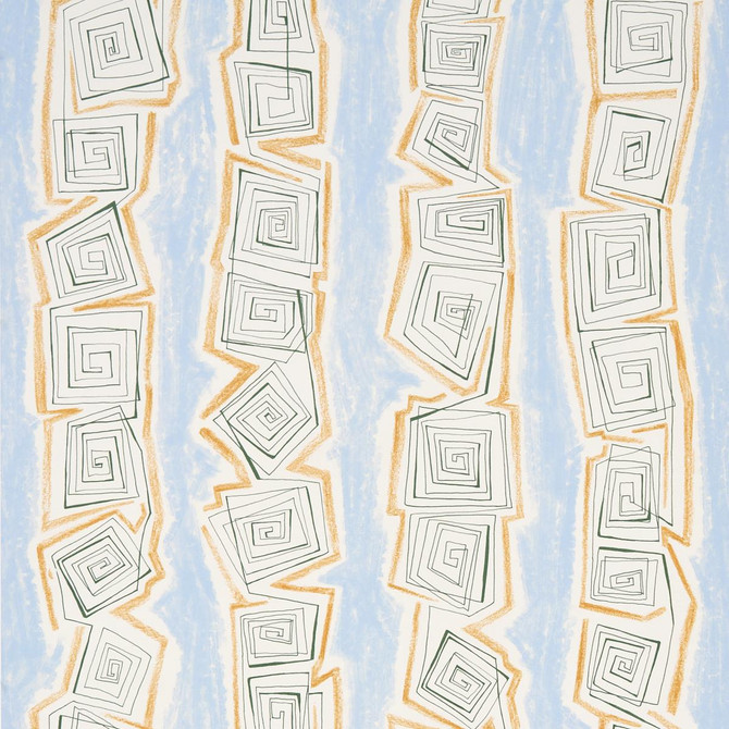 Taboo Sky 5014211 by Schumacher Wallpaper Backdrop 27.0" - Fabric Carolina -